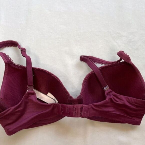 Victoria’s Secret Maroon Lined Demi Bra 34A - Picture 3 of 16